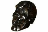 Polished Tiger's Eye Skull - Crystal Skull #111821-2